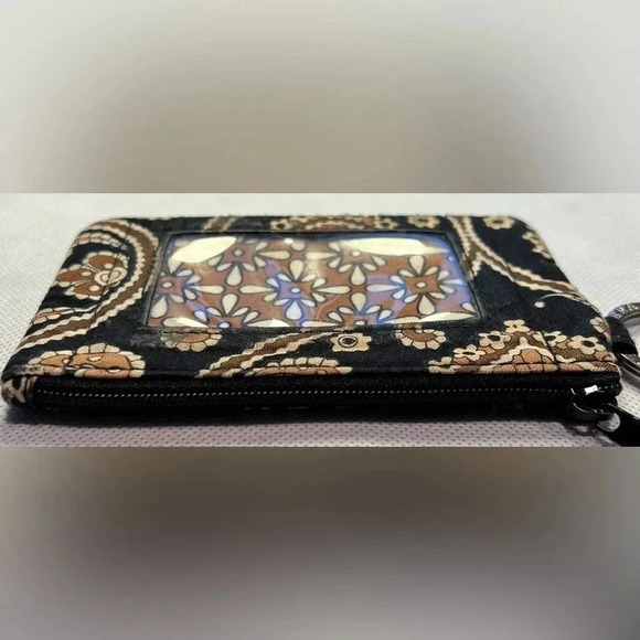 RETIRED: Vera Bradley | Ladies Caffe Latte ID coin keyring purse. - Picture 13 of 13